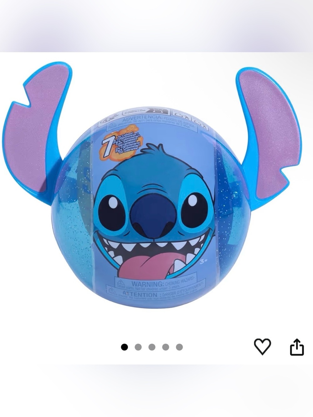 Stitch Mystery 3” Squishy Blind Squeeze Fidget Toy by Just Play